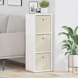  Strani šal s predalom Bela 30,5 x 27 x 84,5 cm, (5000233828) | Shoptok.si