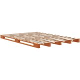  Krevet od paleta voštano smeđi 140x200 cm od masivne borovine | shoptok.hr