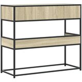  Konzolni stol boja hrasta sonome 90x35x80 cm konstruirano drvo | shoptok.hr