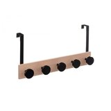 5five FIVE vješalica za vrata 5 kukica 50x11,5x24cm CRNA | Eponuda.ba