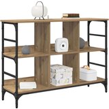 vidaXL Strani šal Rjava 102 x 32 x 73.5 cm Konstruiran les | Shoptok.si