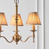 Endon 63628 - Luster na lancu STANFORD 3xE14/40W/230V mesing/bež | Eponuda.com