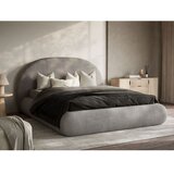 Maison de Rêve Sivo-bež tapecirani bračni krevet s prostorom za odlaganje s podnicom 180x200 cm Maumere – | shoptok.hr