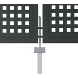  Vrtna vrata antracit boje 300x100 cm čelik | shoptok.hr