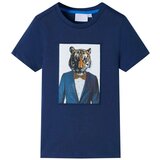  Dječja majica kratkih rukava tamnoplava 128 | shoptok.hr