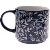 Dakls Plava keramička šalica 390 ml Bloom – Cijene