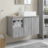  Set namještaja za kupaonicu 2 kom. Siva Sonoma 49,5 x 41 x 79,5 cm | Shoptok.si