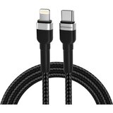 Wozinsky Polnilni kabel WNBCL2 USB - C / Lightning PD 30W - Črna / 2m | Shoptok.si