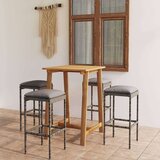  5-dijelni vrtni barski set s jastucima sivi | shoptok.hr
