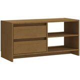Maison Chic TV omarica - TV stojalo - Televizijska omarica medeno rjava 80x31x39 cm trdna borovina, (21699651) Cene