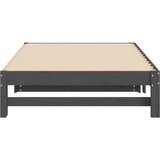  Dnevni ležaj na izvlačenje sivi 2x(90x200) cm masivna borovina | shoptok.hr