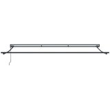 vidaXL Retraktilna tenda Rjava 500 × 300 cm Poliester in kovina, (5000143356) Cene