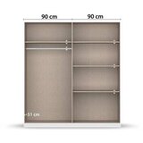 Modern Living Omara S Klasičnimi Vrati Berlin, Bela, Siva | Shoptok.si