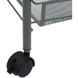  Kolica s 5 razina siva 46 x 26 x 105 cm željezna | shoptok.hr