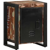 vidaXL Nočna omarica večbarvna 40x30x51 cm trden predelan les | Shoptok.si
