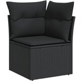  The Living Store Vrtna sedežna garnitura 6-delna z blazinami črna poli ratan - Vrtna Sedežna Garniture, (21446698) | Shoptok.si