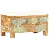 vidaXL Klop s prostorom za shranjevanje trden predelan les 80x40x40 cm Cene