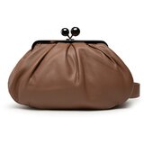 Weekend Max Mara Pismo torbica 'Cubico' smeđa | shoptok.hr