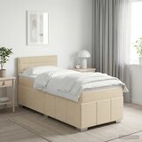 Boxspring krevet s madracem Krem 100 x 200 cm Tkanina | shoptok.hr