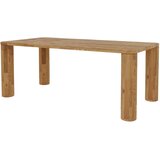 Linea Natura JEDILNA MIZA, masivno hrast | Shoptok.si