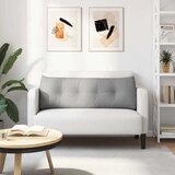 Jastuk za leđa Oblačnosiva 140 x 24 x 50 cm tkanina | shoptok.hr