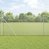  Temeljna zavarena žičana ograda 50 x 1,4 m Srebrna Mreža Cijene