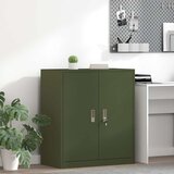 Ormarić za pohranu s pohranom Maslinasto zelena 80 x 40 x 90 cm | shoptok.hr