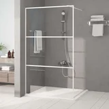 za tuš bijela 115 x 195 cm s prozirnim staklom ESG
