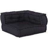 vidaXL Puf Set od 4 Antracit 100% Pamuk 70 x 70 x 54 cm Modularni Cijene