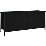 Maison Chic TV omarica - TV stojalo - Televizijska omarica z vrati črna 102x35x45 cm inženirski les, (21701688) | Shoptok.si