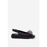 ARTIKER Ladies leather sandals with crystals | shoptok.hr