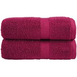 Premium ručnici za goste SOLUND 2 kom. bordo 30x50 cm 600 g/m² | shoptok.hr
