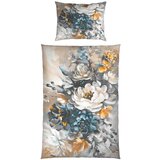 Esposa OBOJESTRANSKA POSTELJNINA 140/200 cm saten siva | Shoptok.si