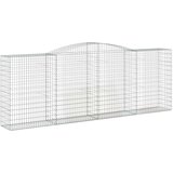  Lučne gabionske košare 5 kom 400x50x140/160cm pocinčano željezo | shoptok.hr
