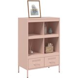  Visoka komoda ružičasta 68x39x101,5cm od čelika | shoptok.hr
