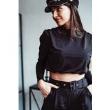 Beloved Margo crop majica črna Cene