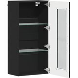  Drveni ormar s pohranom Crna 50 x 29 x 100 cm Konstruirano drvo Slike