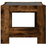  Stolić za kavu LED boja hrasta 53x53x45 cm konstruirano drvo | shoptok.hr