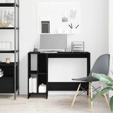  Stol s policom Crni hrast 102,5 x 35 x 75 cm Konstruirano drvo | shoptok.hr