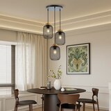  Brilagi - Visilica na sajli BASKLITE 3xE27/15W/230V drvo/crna | Eponuda.com