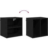 vidaXL Viseča omarica s polico Riga Črna Orehovina 40 x 29,5 x 40 cm | Shoptok.si