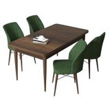 Hanah home set trpezarijski sto i 4 stolice arp baroque khaki | ePonuda.com