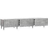 TV ormar Betonska siva 147 x 34,5 x 32 cm Konstruirano drvo | shoptok.hr