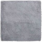 Maison Chic Visoka košata Preproga, Rug srebrno siva 160x160cm poliester, (22120482) | Shoptok.si