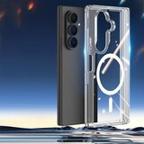 Dux ducis maskica CLIN MAG kompatibilna s MagSafeom za Samsung Z Fold 8 Ultra &amp;ndash; prozirna Slike