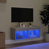 TV ormarić s LED svjetlima boja hrasta 80x30x30 cm | shoptok.hr