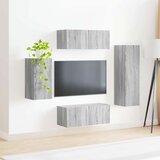  Komplet TV omaric 3 pcs Siva Sonoma Konstruiran les - - Siva - 51.13 - 30 x 31 x 100 cm - 2025-vidaXL-Uvoz_2 | Shoptok.si