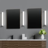 Greentech LED kupaonska zidna lampa, srebrna, 1350 lm, 15W, 4000 K, IP44, 60 cm | shoptok.hr