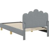  Posteljica za malčke z vzglavjem Svetlo siva 80 x 160 cm blago, (5000105571) | Shoptok.si