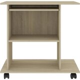  Stol za računalo boja hrasta 80 x 50 x 75 cm konstruirano drvo | Eponuda.ba